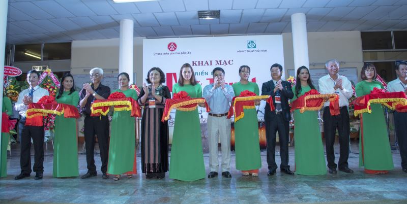 Khai mạc Triển lãm mỹ thuật khu vực Nam miền Trung và Tây Nguyên